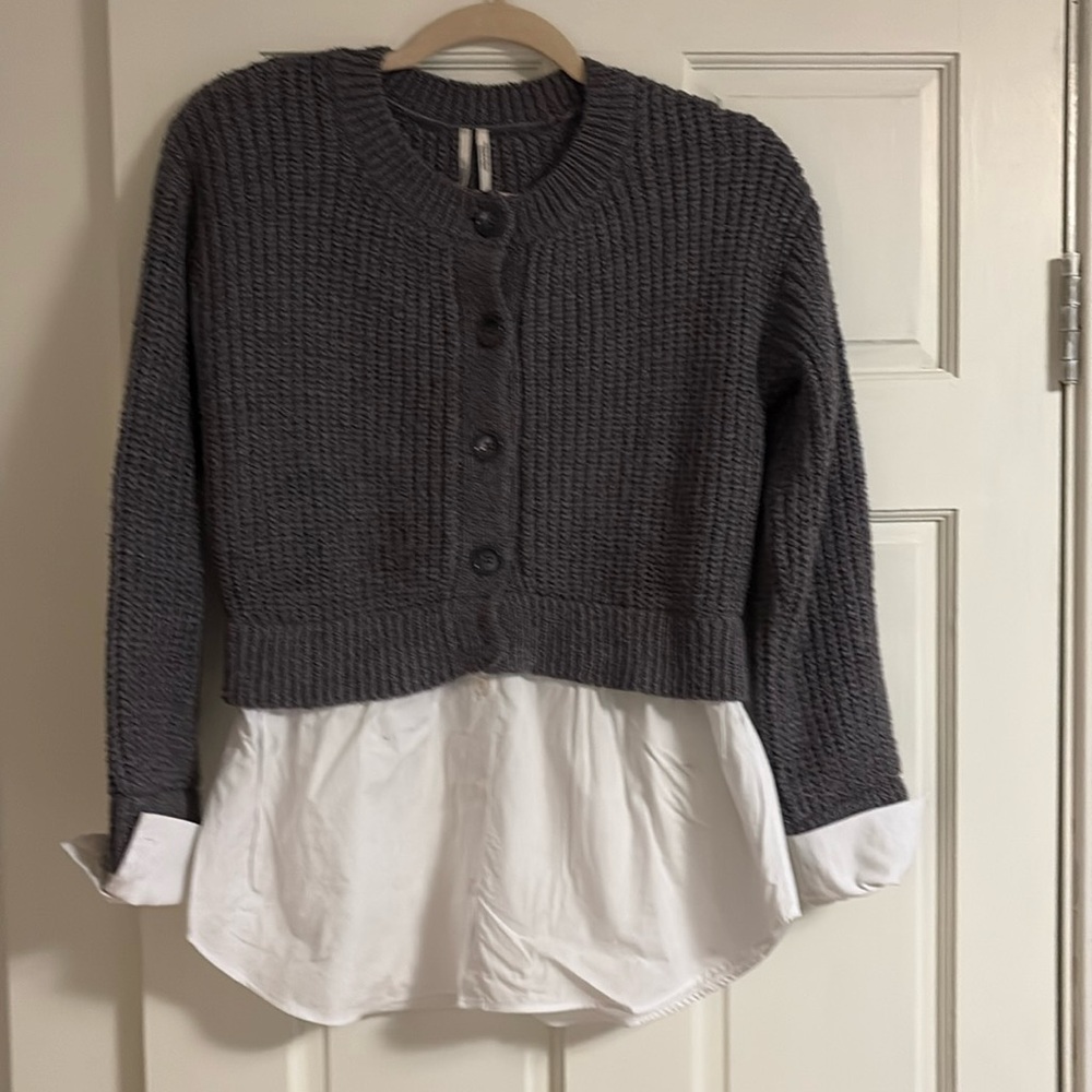 Anthropologie sweater/shirt, size XX small